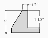 This unique floater frame for stretched canvas features a narrow, 0.5 " face that falls into a steep reverse slant toward the outer edge of the frame.  The modern style is finished in frosted silver on the face and outer edge.

Ideal for mounting medium to extra large, thick (1.5 " deep) gallery wrapped canvas portraits, paintings or Giclée prints. The canvas will extend slightly farther than the face of the frame. 

*Note: These solid wood, custom canvas floaters are for stretched canvas prints and paintings, and raised wood panels.